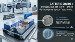 Batterie Solide : Pourquoi 2026 est (enfin) l&rsquo;année du changement pour l&rsquo;autonomie.